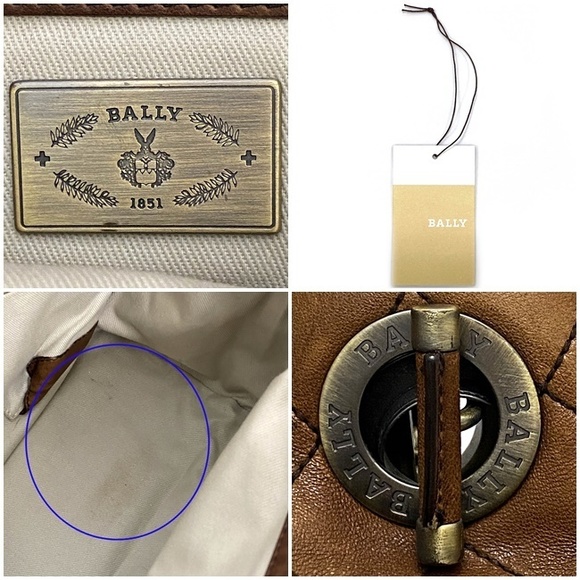 Bally Tote Bag Brown - Picture 10 of 10